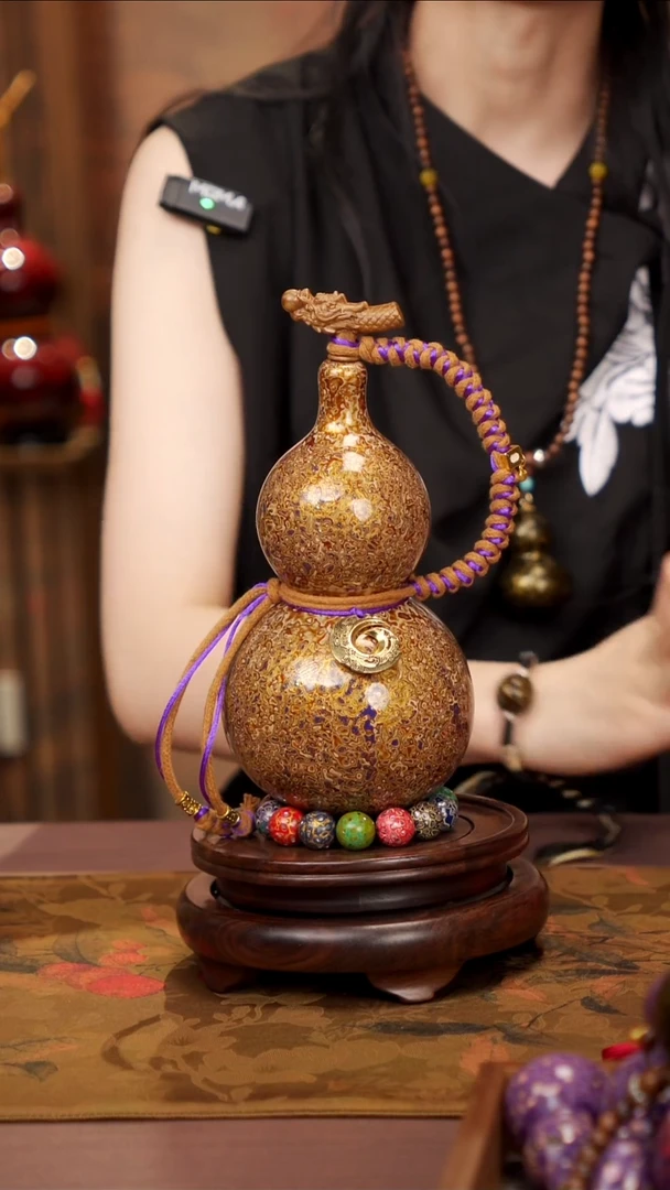 180易林高端工艺大漆酒葫芦--688