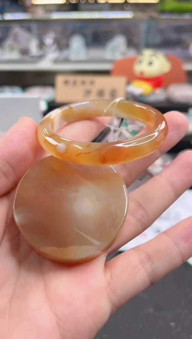 未镶嵌手镯石英质玉50圈口 （赠品镯心）3039419