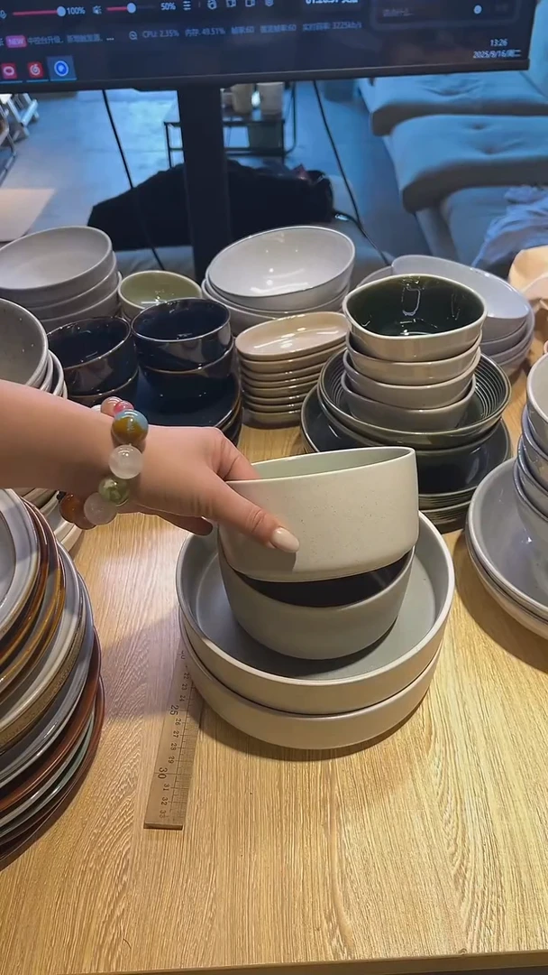 瓷60高温釉下彩陶瓷餐具