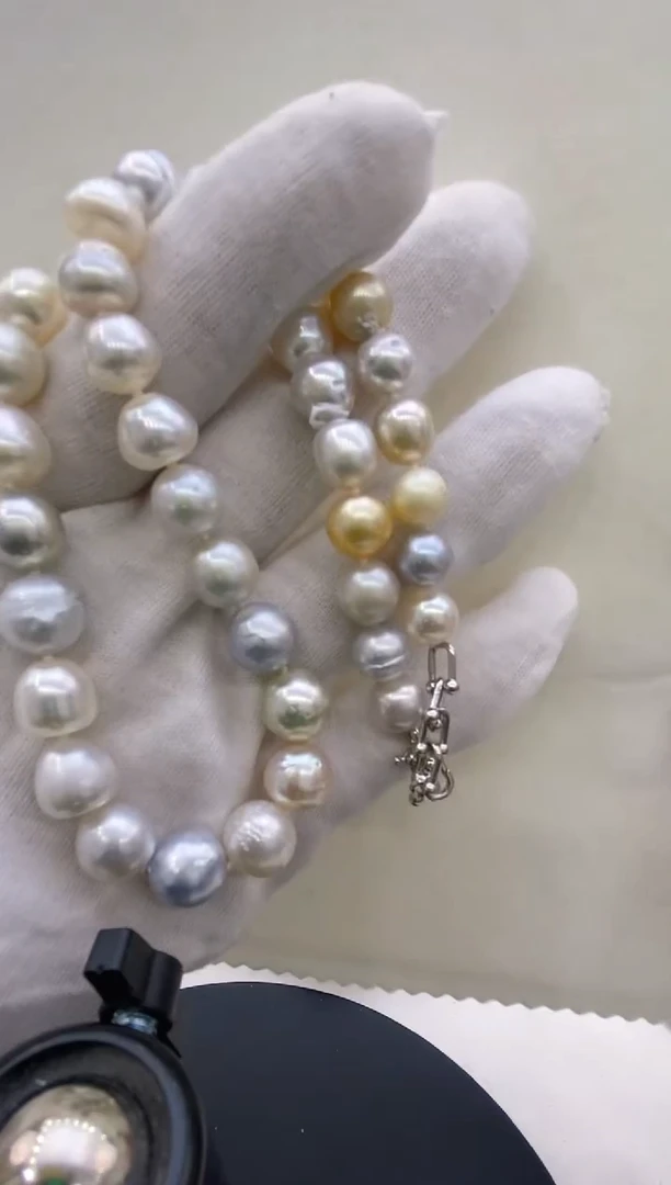 未镶嵌海水珍珠项链121 8-11mm