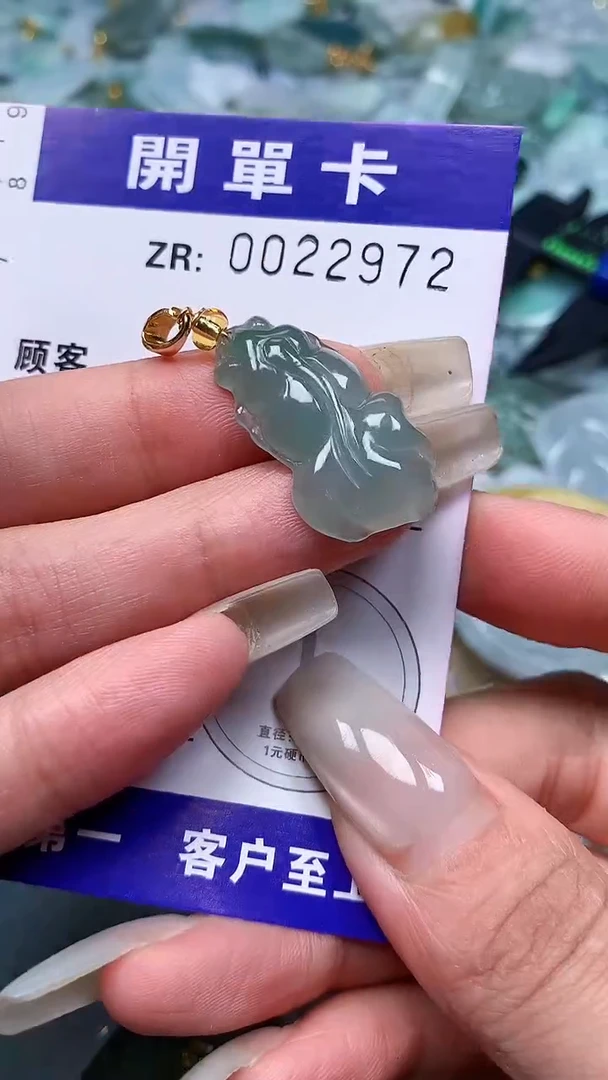 颈饰未镶嵌翡翠翡翠A货 多样性发其一（不含链）