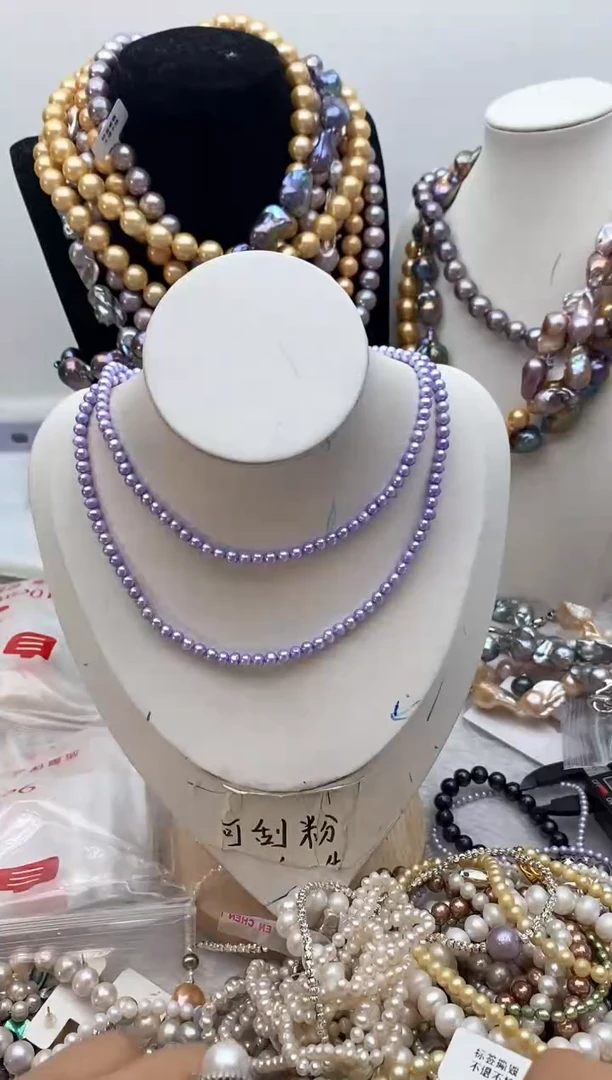 【闪购商品】淡水珍珠颈饰钛钢109