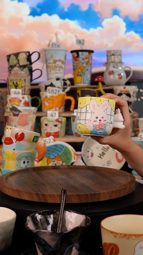 陶瓷双饮款景德镇手工陶瓷