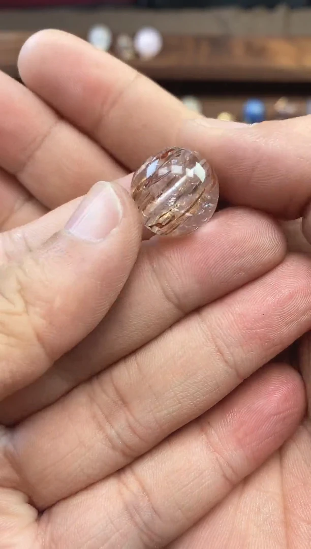 银S925镶嵌珠宝半成品水晶超七