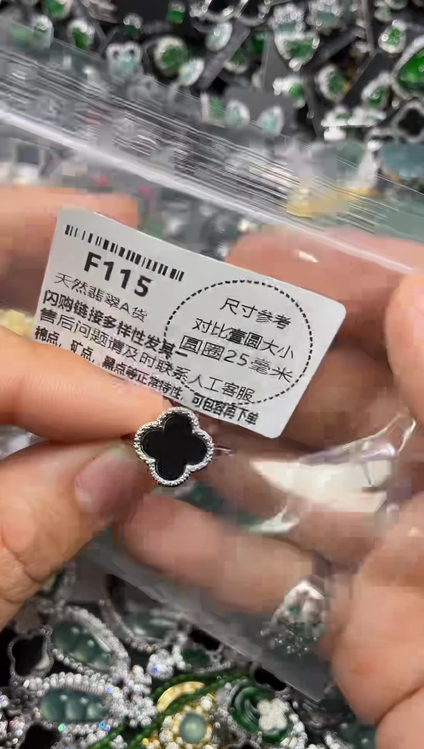 颈饰未镶嵌翡翠F115戒指
