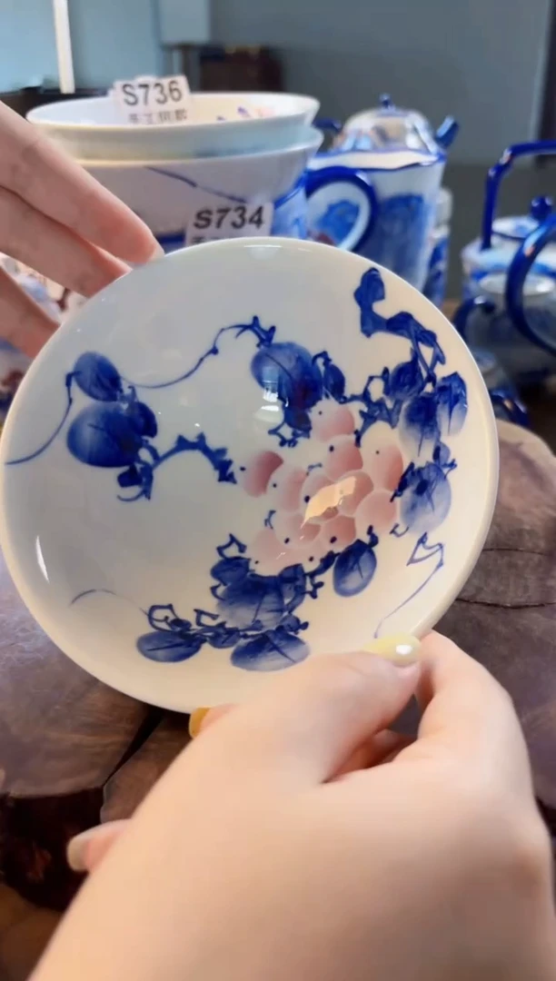 碗737老陶泥斗笠碗