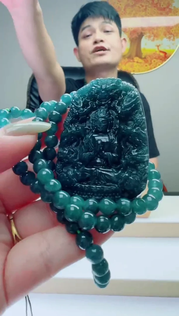 翡翠未镶嵌颈饰多样性随机发其一