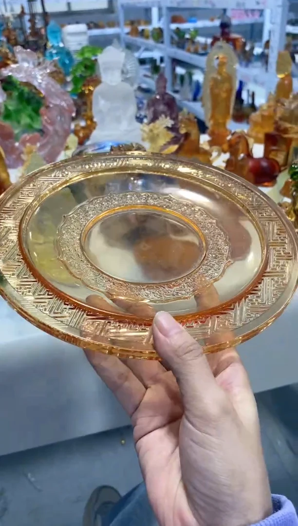 手工艺品琉璃完品 古法琉璃介意勿拍 不退不换