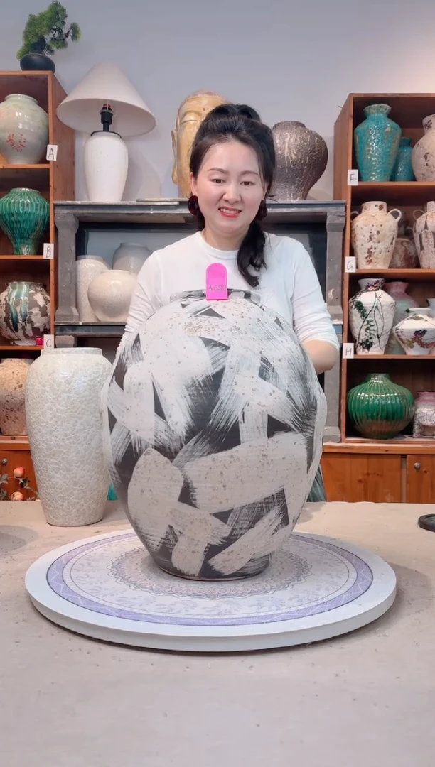 瓶陶瓷花瓶 无花  a532