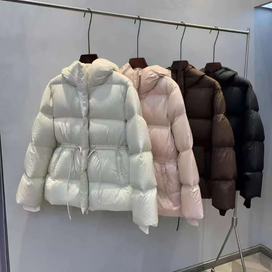 90%白鹅绒！巴黎走秀款，收腰冬季新品连帽加厚鹅绒2285