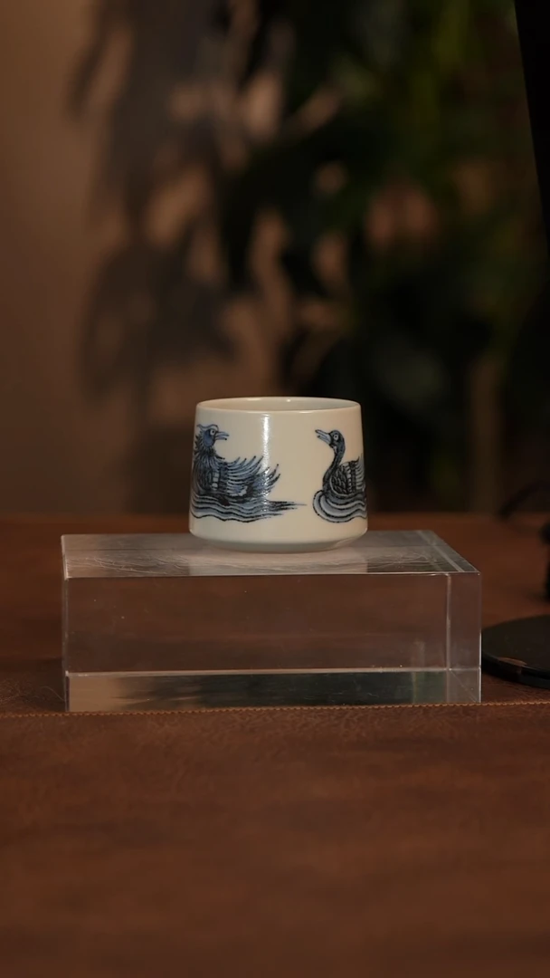 【闪购商品】瓷片青花瓷茶具斌芬陶瓷