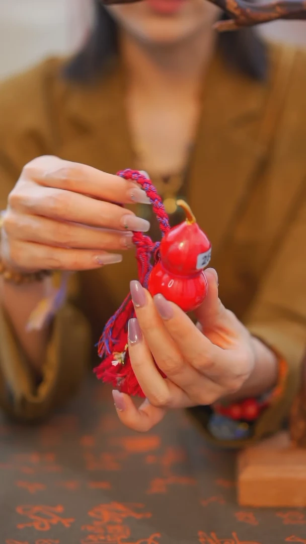 289非遗漆手艺工天然葫芦文玩福禄