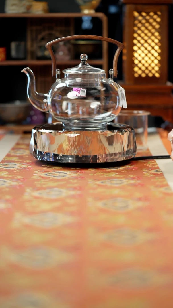 闪购   禾钺壶透明+璀璨水晶电陶炉