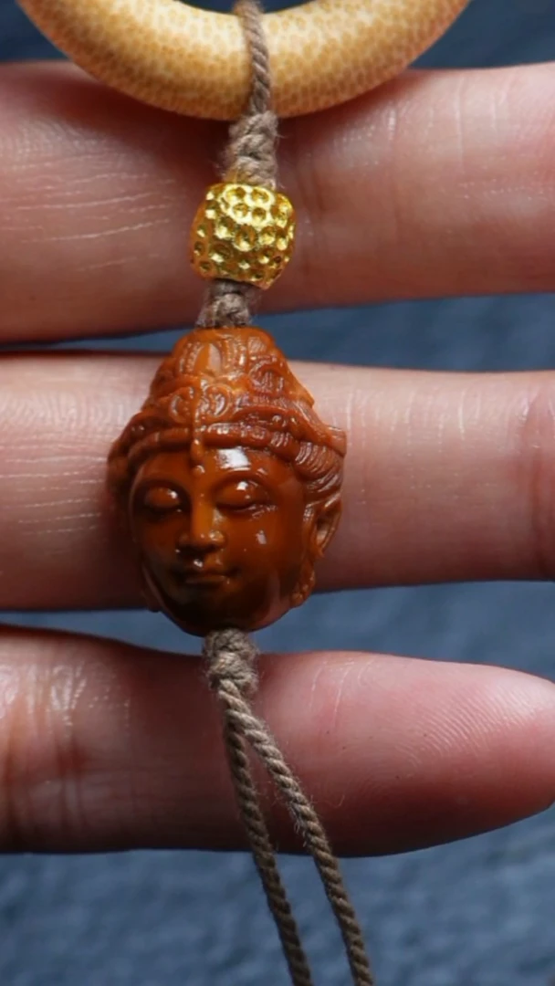 橄榄核吊坠苏工橄榄核