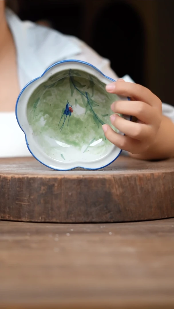 瓷片景德镇高温釉下彩（食品级）