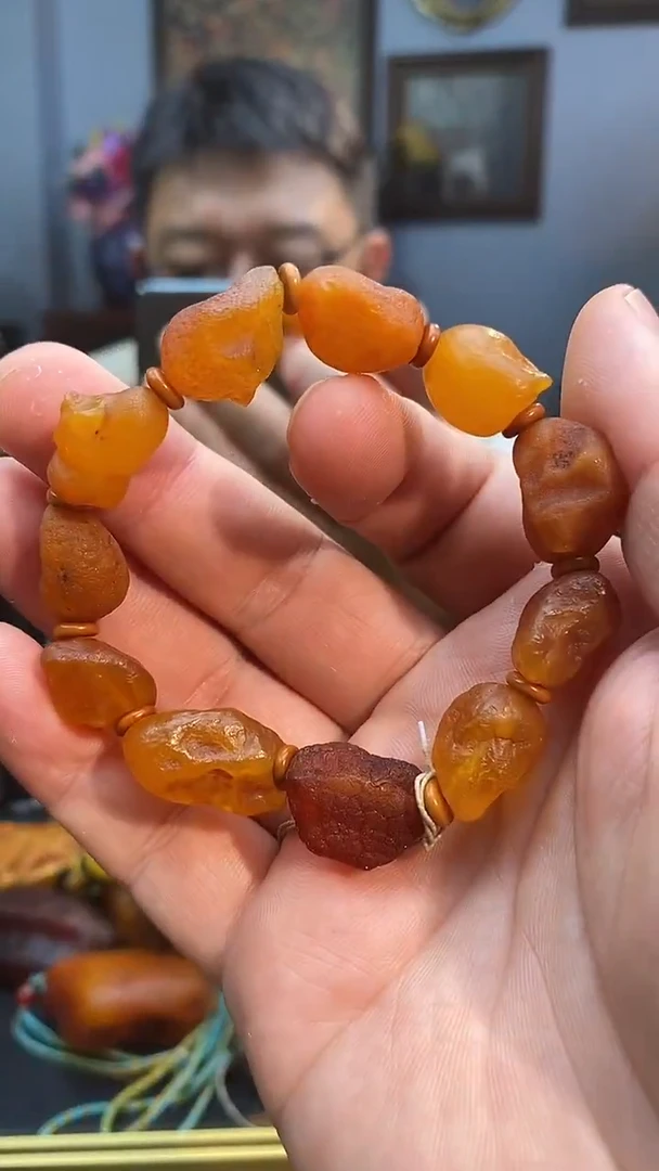 手串琥珀未镶嵌手串