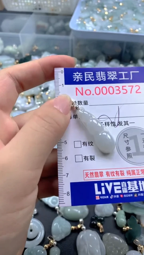 颈饰未镶嵌翡翠3572