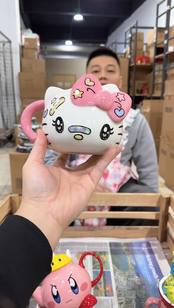 瓷片创可贴kt头杯