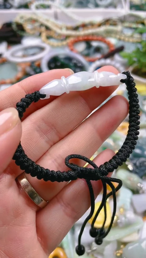 【闪购商品】翡翠颈饰未镶嵌/Q/翡翠A货一图一物