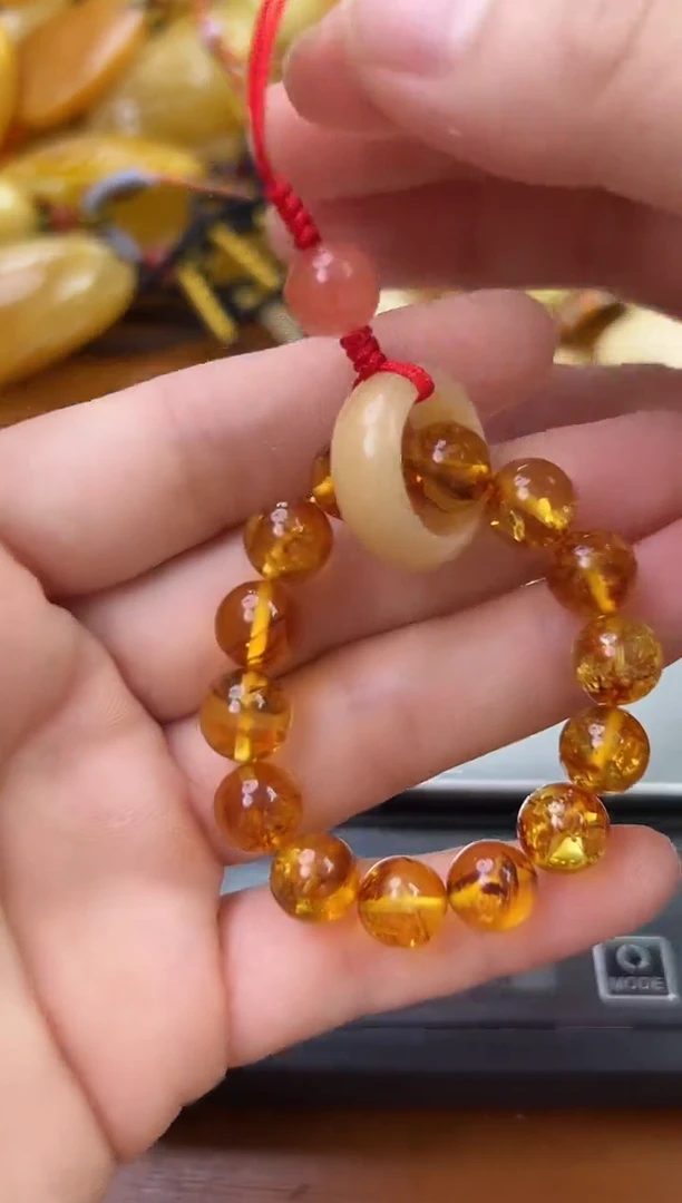 未镶嵌蜜蜡裸石琥珀蜜蜡吊坠