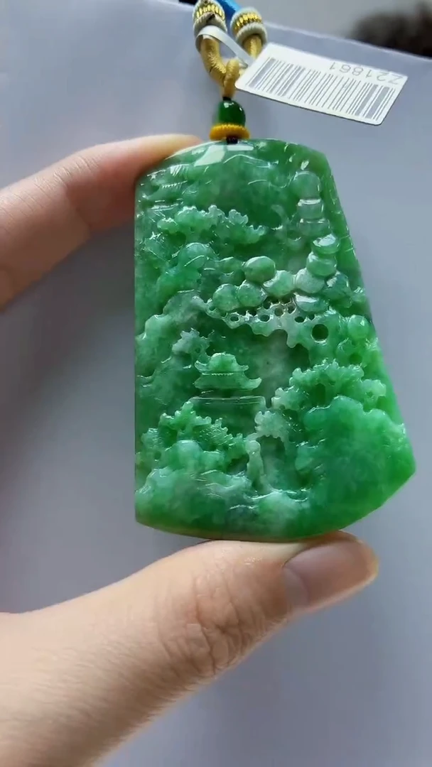 未镶嵌定制翡翠4688zm-毛货挂件19