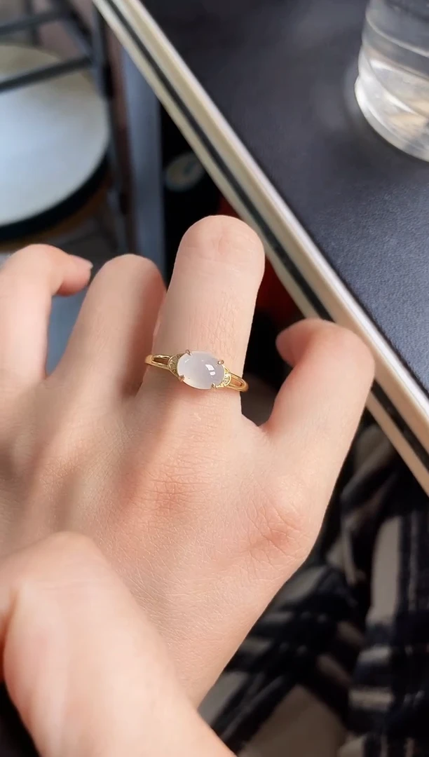 银S925镶嵌戒指翡翠12