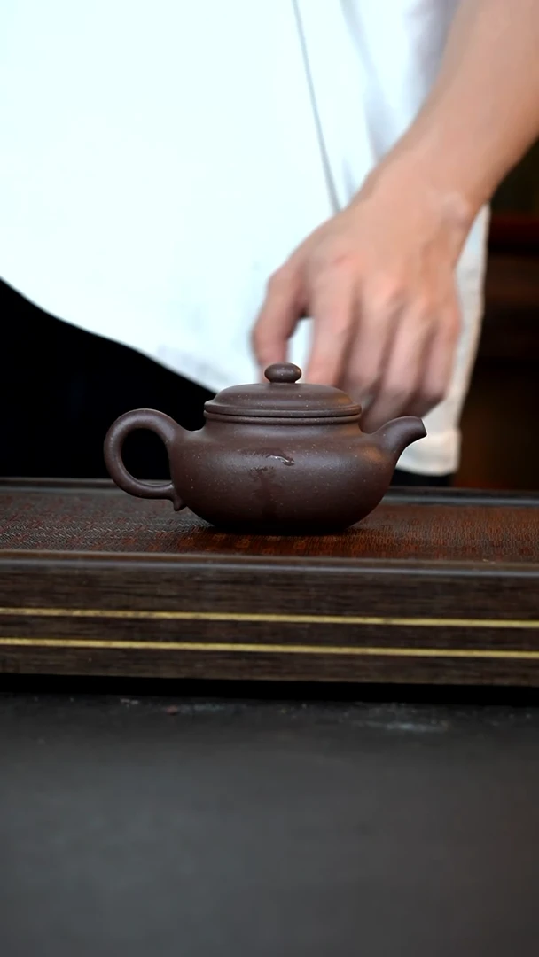 茶壶紫砂  CZP  大水潭天青泥   仿古   200cc