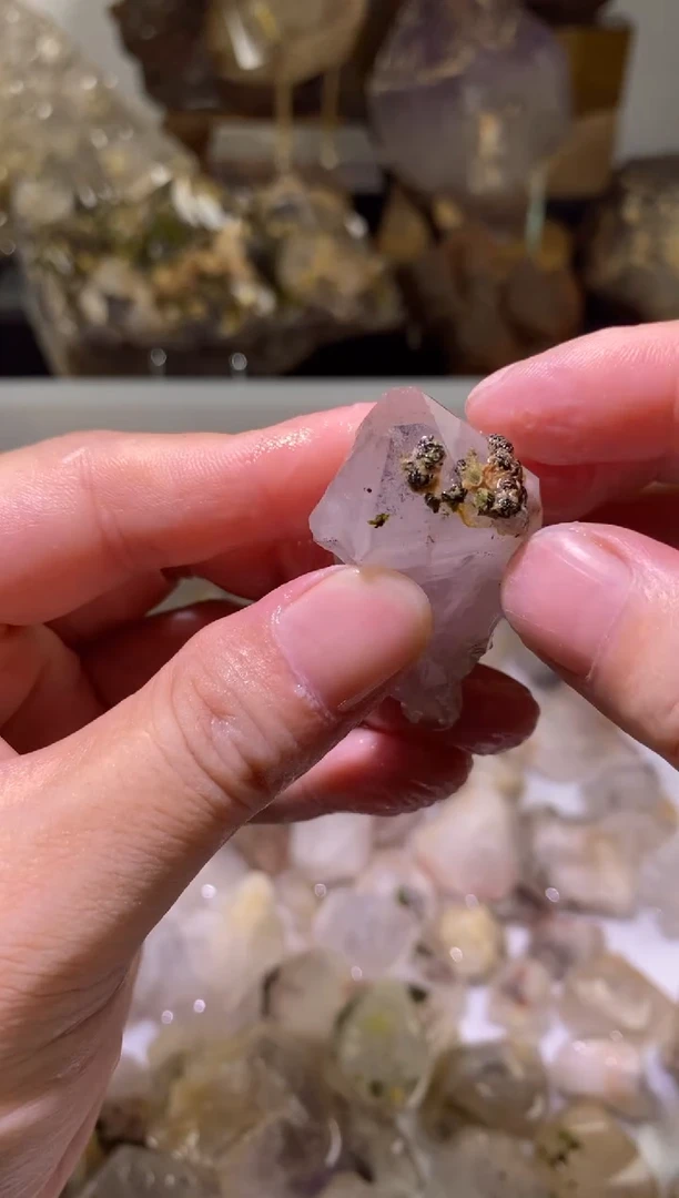 未镶嵌珠宝半成品水晶98号四川超七花园水晶