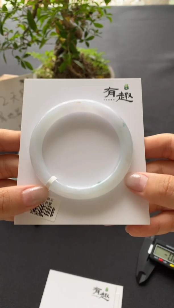 翡翠手镯未镶嵌六号55.1圆条