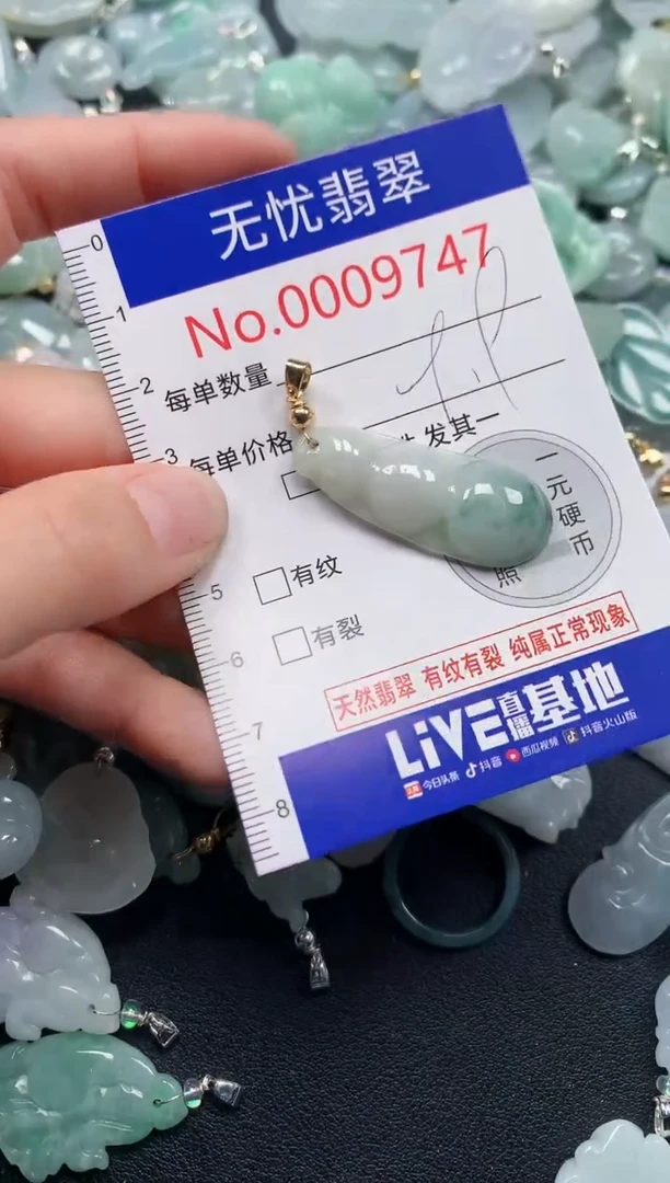 颈饰未镶嵌翡翠9747