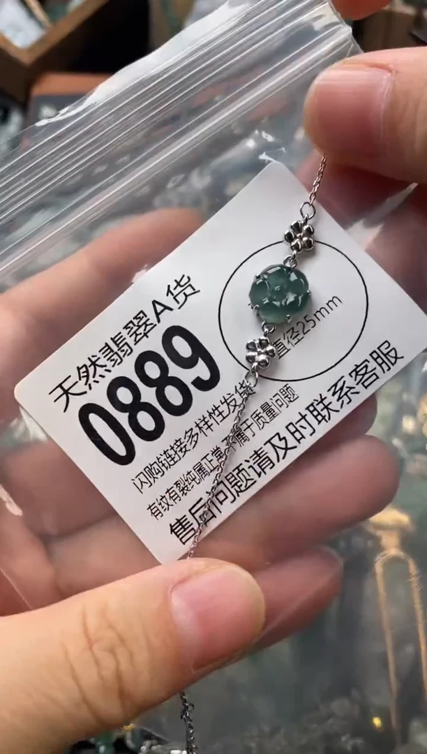 颈饰未镶嵌翡翠翡翠0889