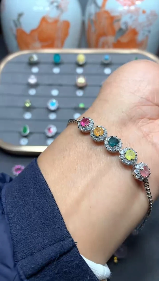 【闪购商品】碧玺手链未镶嵌W46（随机性发货只发一单）