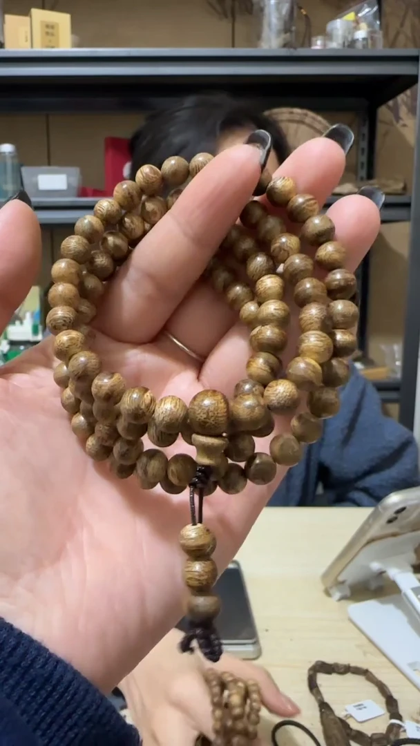 【闪购商品】沉香手串29号海南水阁圆珠多圈多样性一条卡7