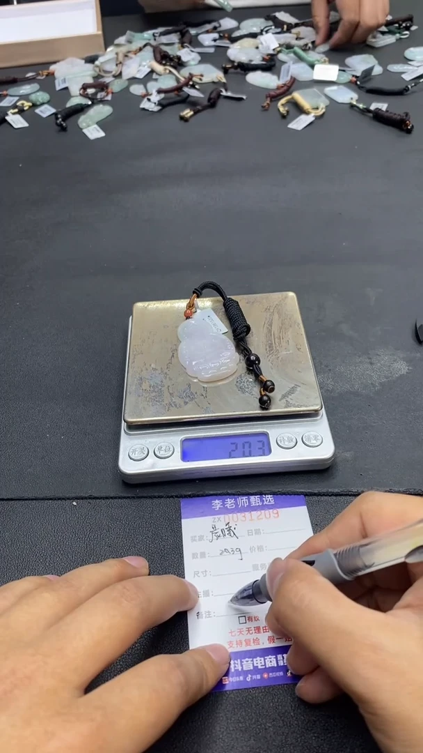 【闪购商品】翡翠颈饰未镶嵌/1071/一件
