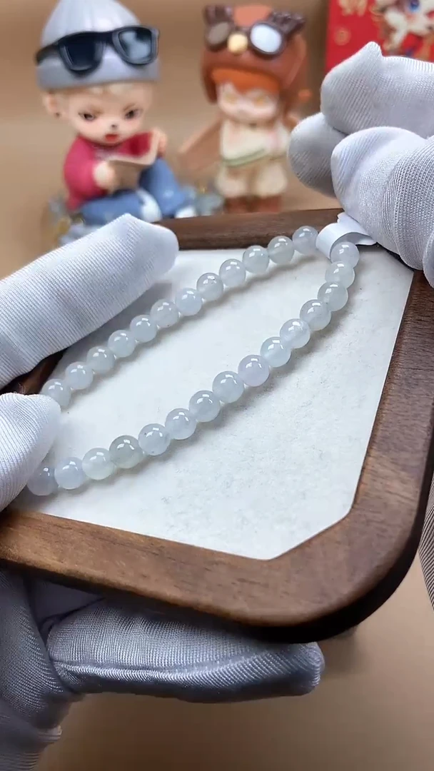 【闪购商品】翡翠手串未镶嵌天然翡翠A货H31