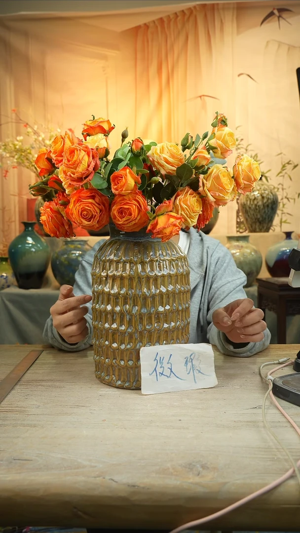 高29口12陶瓷花瓶花器