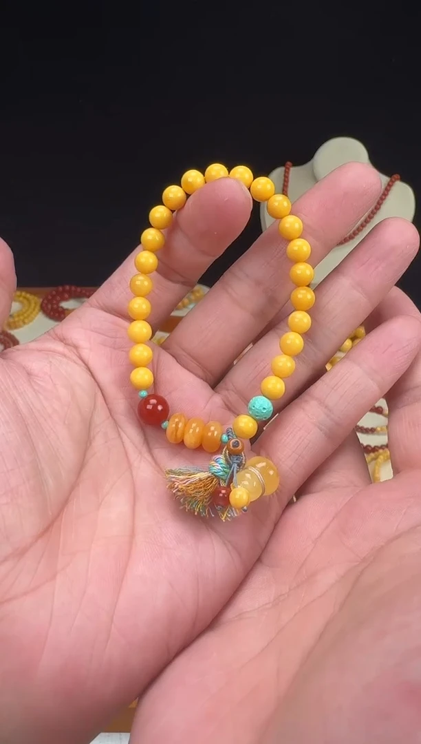 手链蜜蜡未镶嵌蜜蜡