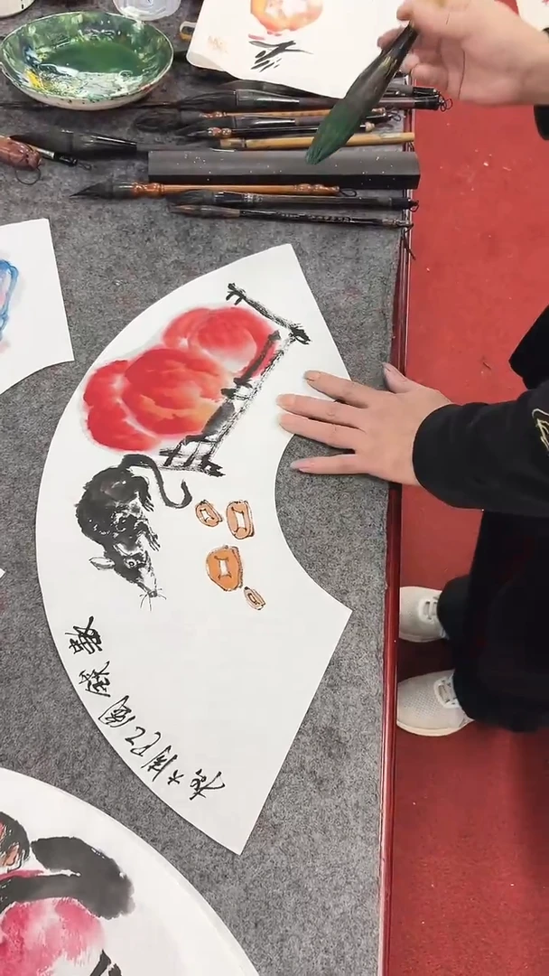 国画周大拙国画/画心