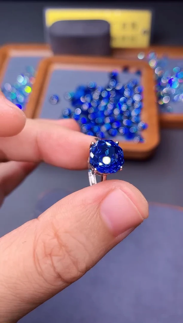 托帕石戒指银S925镶嵌00000