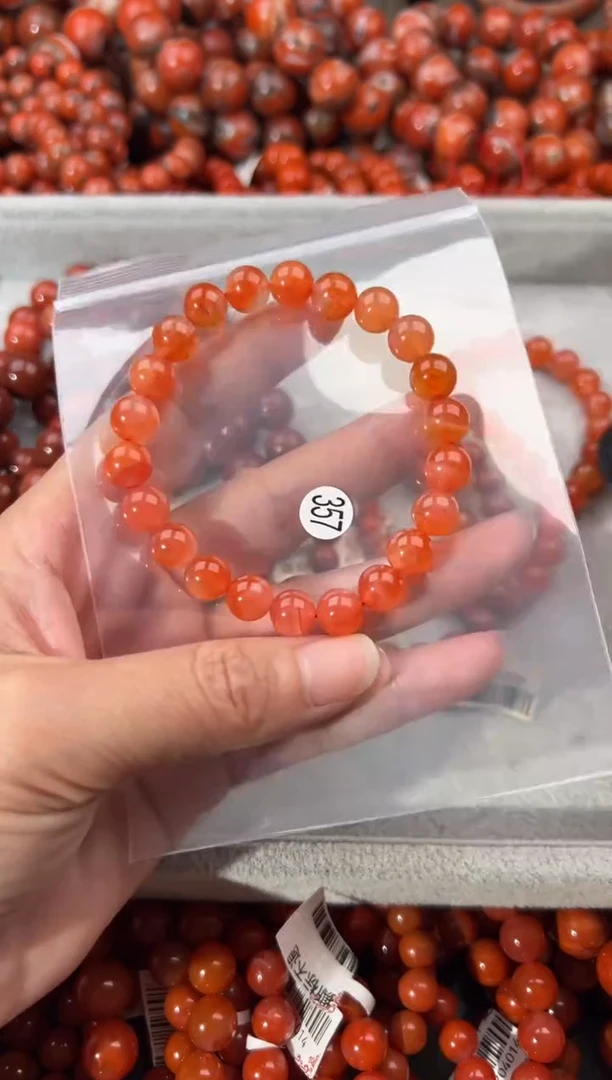 未镶嵌手串南红玛瑙8+