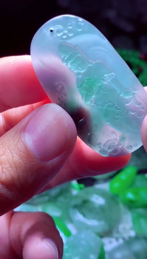 未镶嵌定制翡翠黄**#翡翠毛货定制