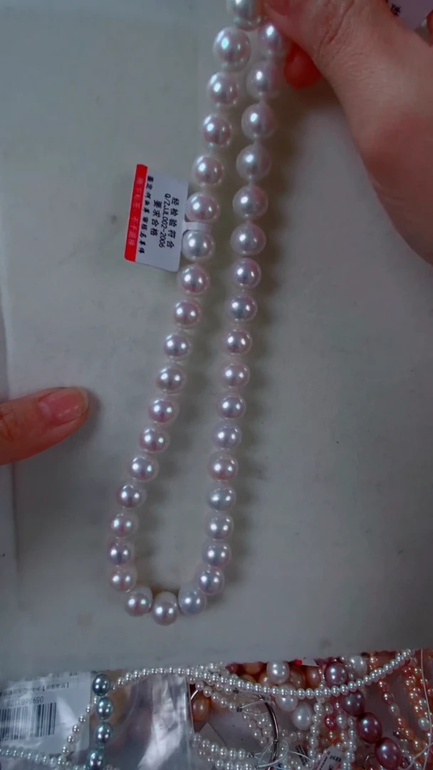 【闪购商品】淡水珍珠颈饰银S925镶嵌白细胞10-11