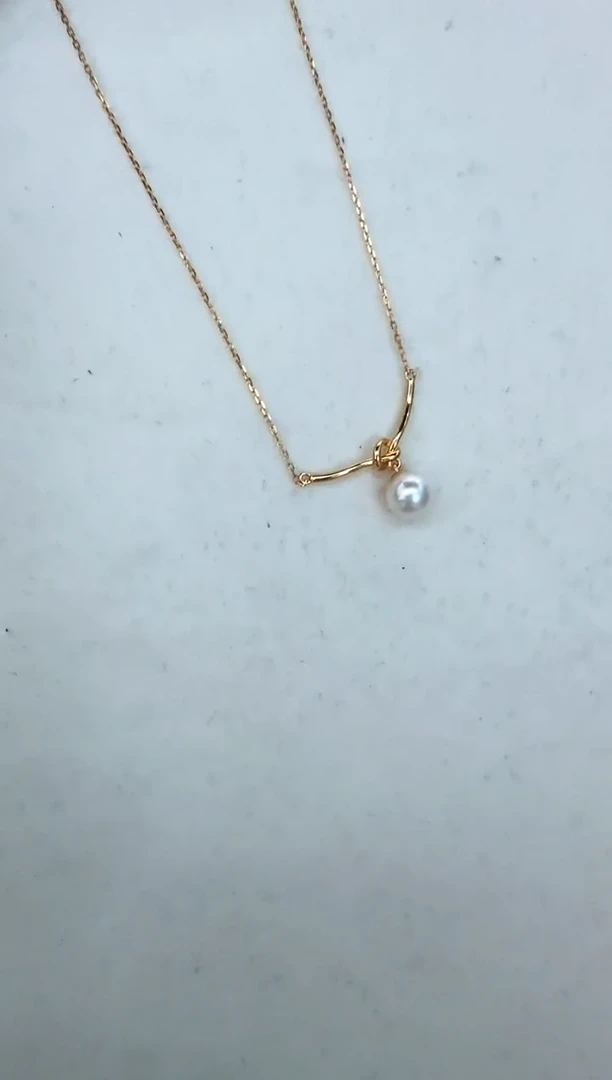 【闪购商品】海水珍珠颈饰银S925镶嵌套链