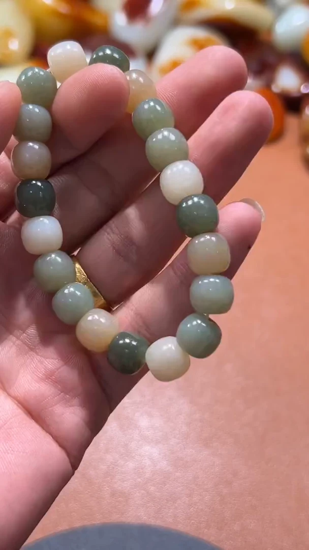 未镶嵌手串和田玉隆**士和田玉