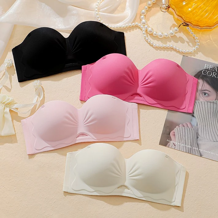 【优品甄选】维妮芳女小胸聚拢无肩带内衣夏季新款无痕美背抹胸内衣