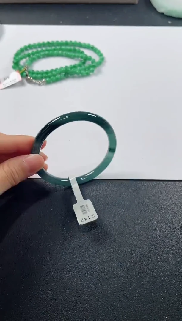 未镶嵌手镯翡翠  2931 57+