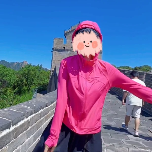 冰感因子冰爽外穿防晒衣女2025春夏新款显瘦高弹瑜伽跑步速干外套