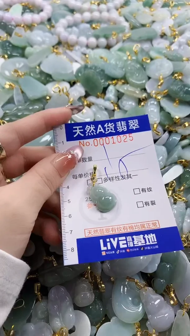 颈饰未镶嵌翡翠天然A货翡翠