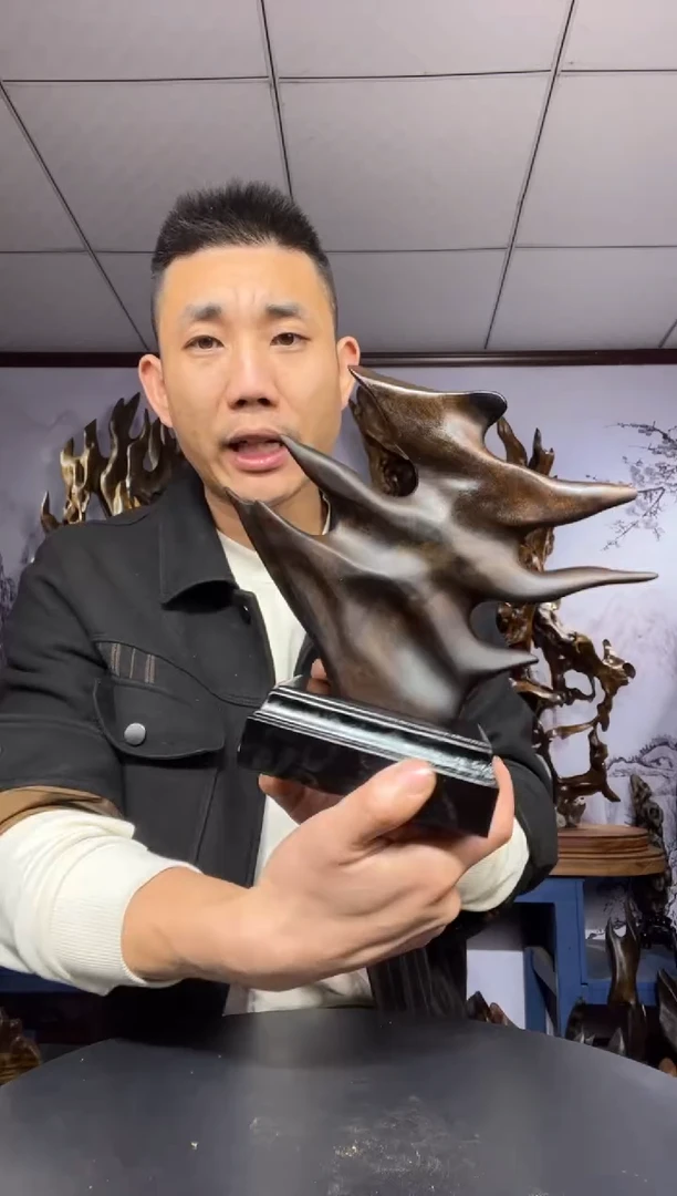 金丝楠木雕款平****］金丝楠木工艺品摆件