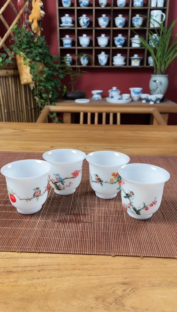 陶瓷盖碗/杯群芳斋闪购链接（以闪拍图片为准）